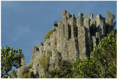 Columnar Basalt Landscape